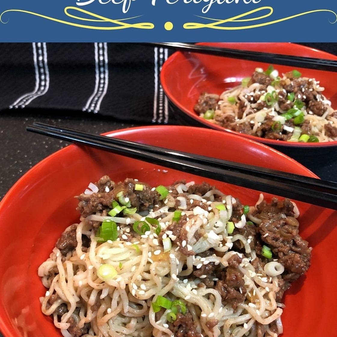 Ramen Noodle Beef Teriyaki