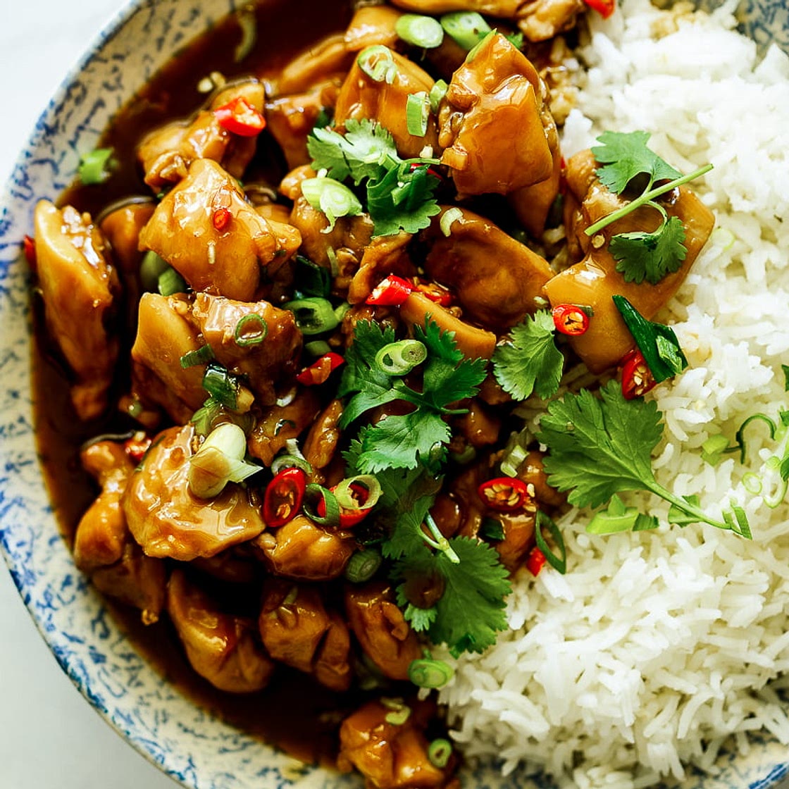 Easy coconut caramel chicken