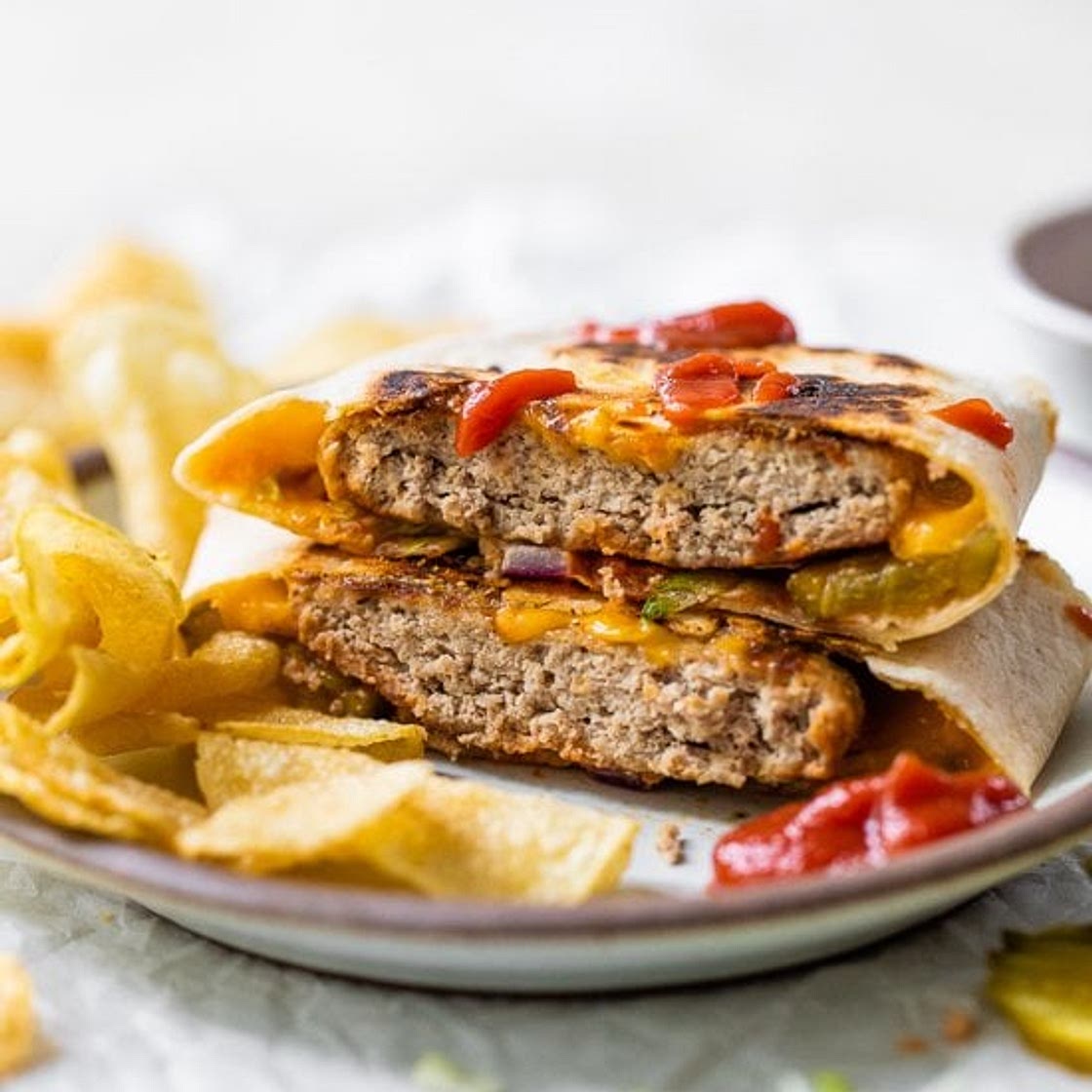 Cheeseburger Crunch Wrap