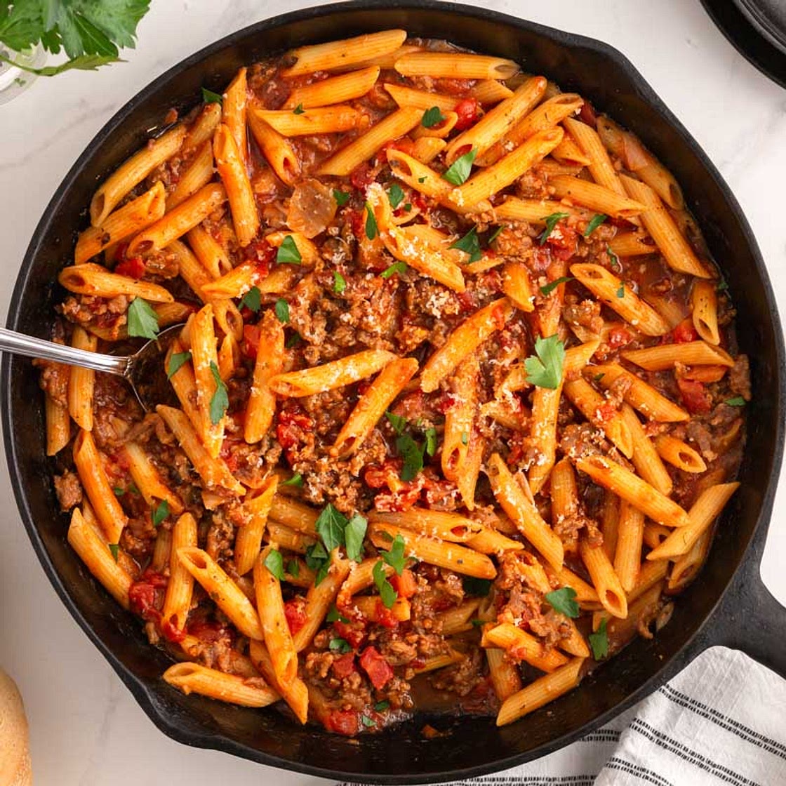 One-Pot Sausage Pasta