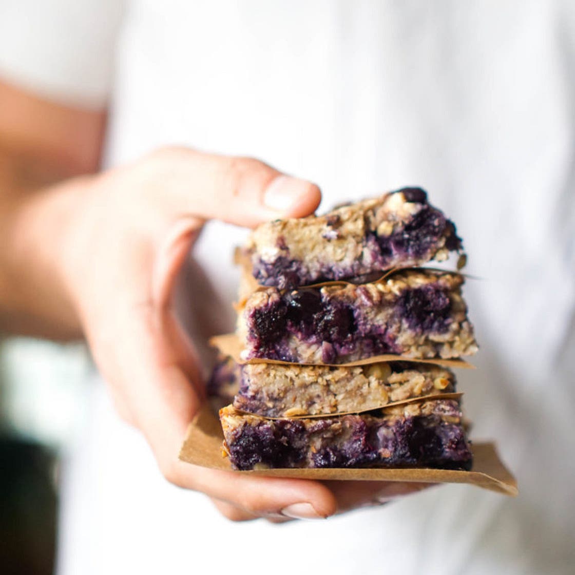 Blueberry Almond Breakfast Bars