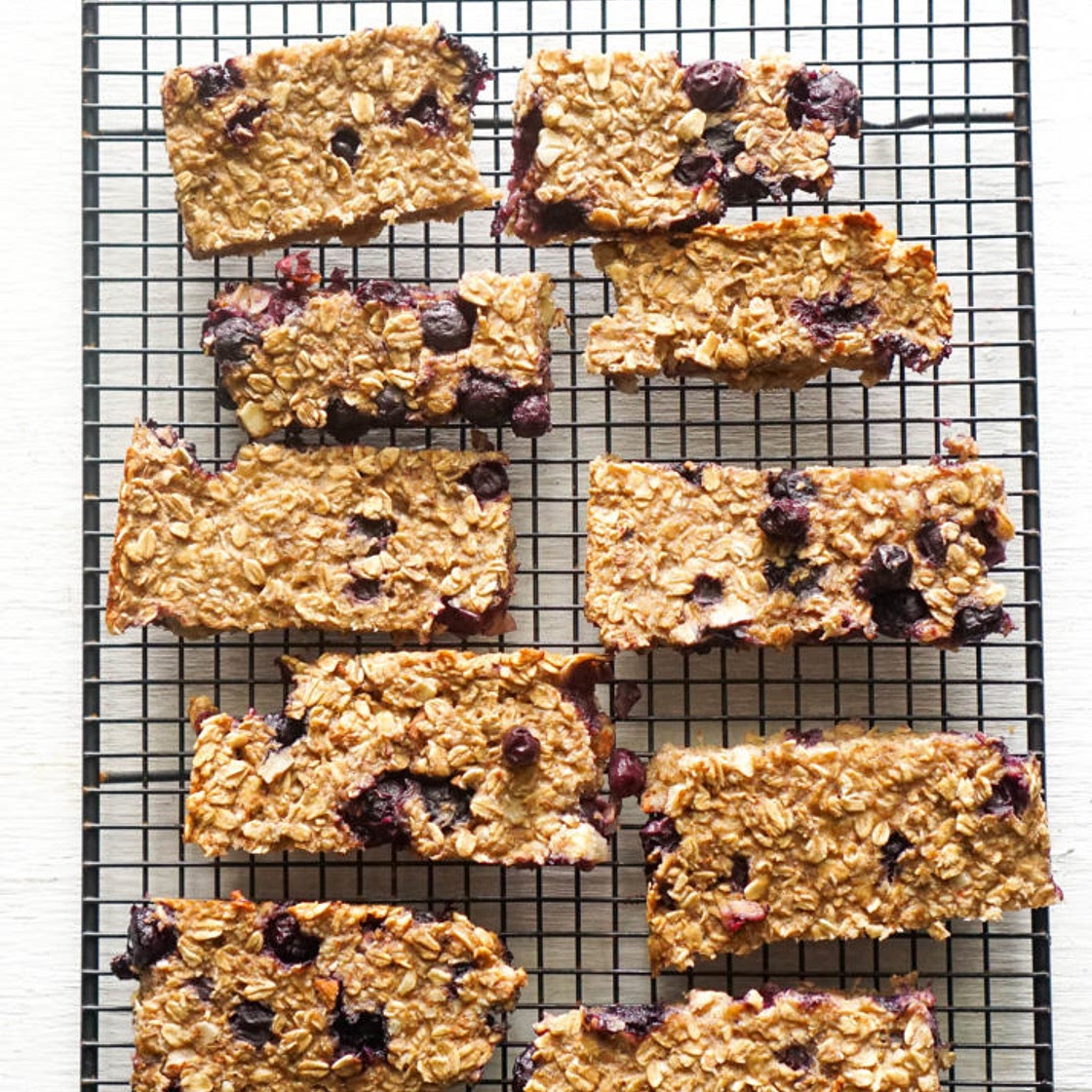 Blueberry Almond Breakfast Bars
