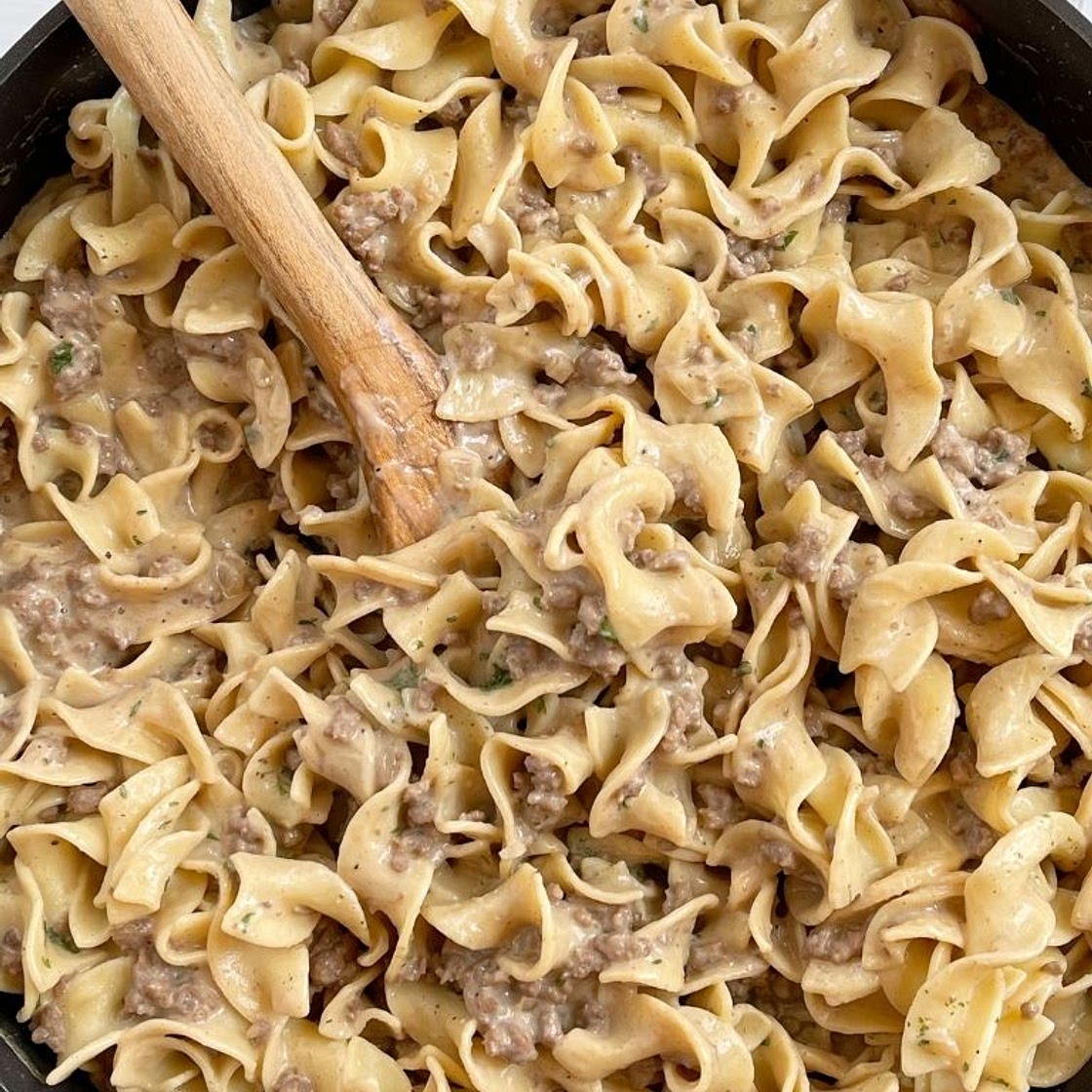 Ground Beef Stroganoff