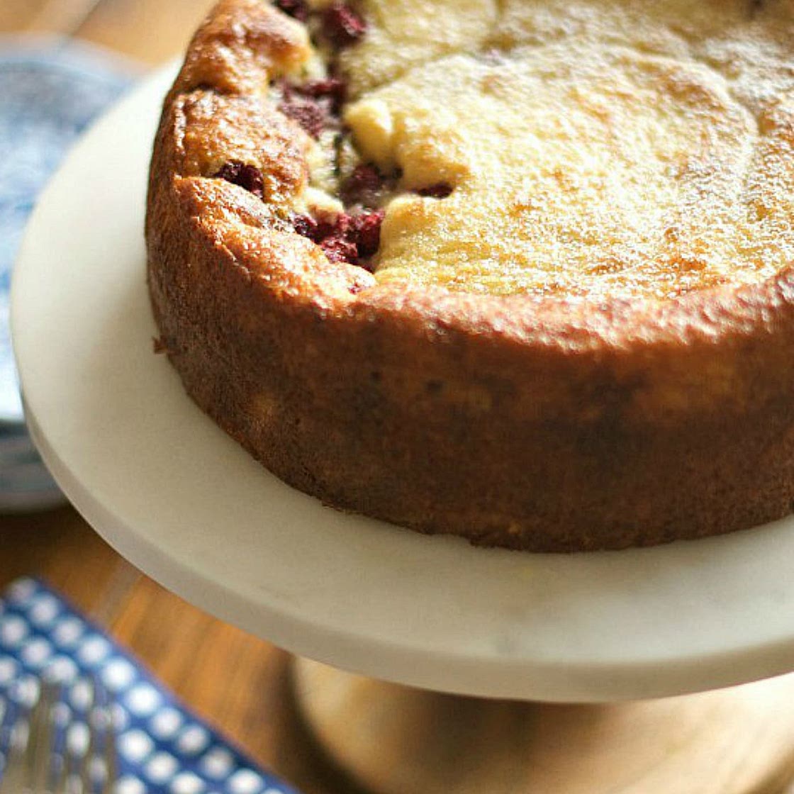 Raspberry Yogurt Cake