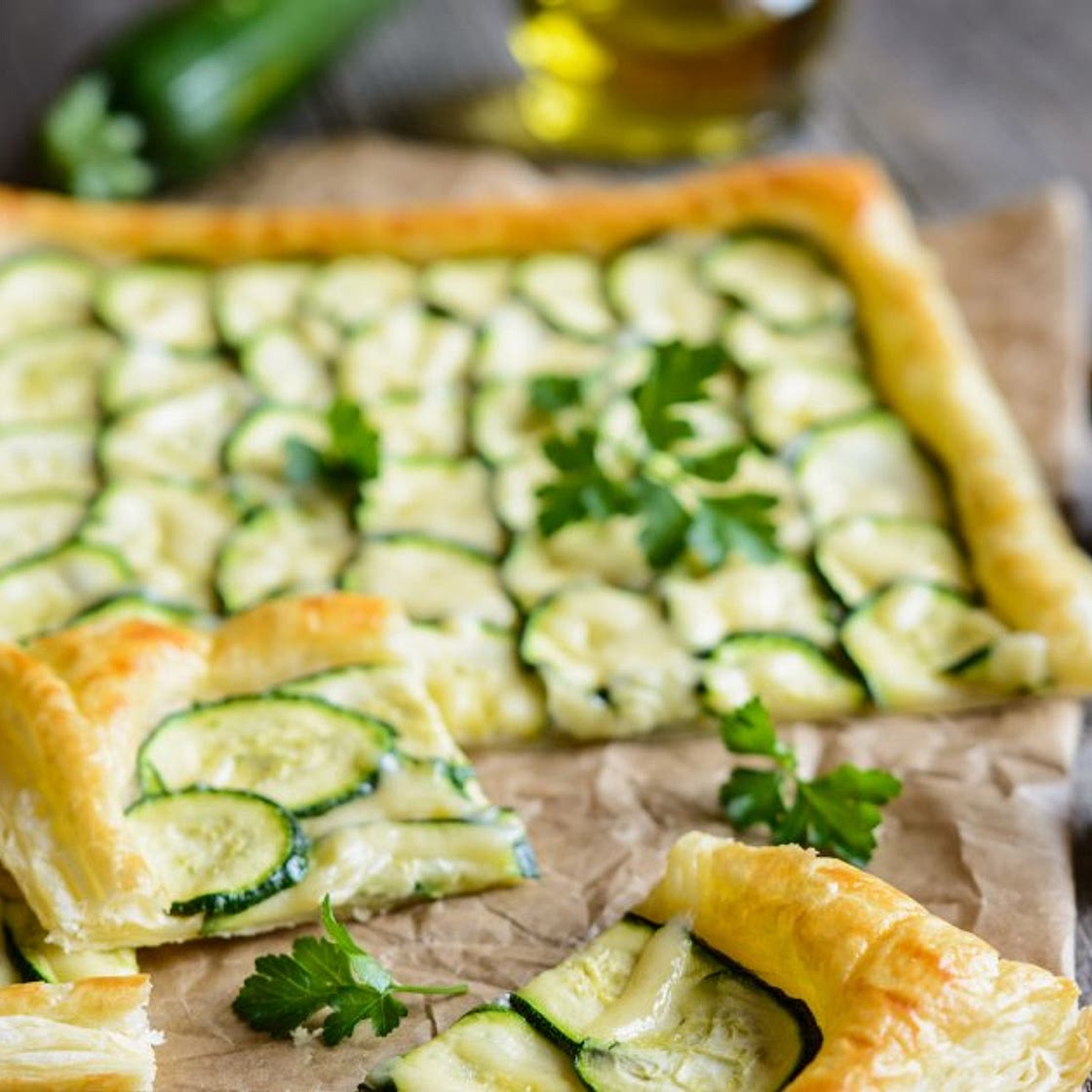 La tarte à la courgette de Cyril Lignac