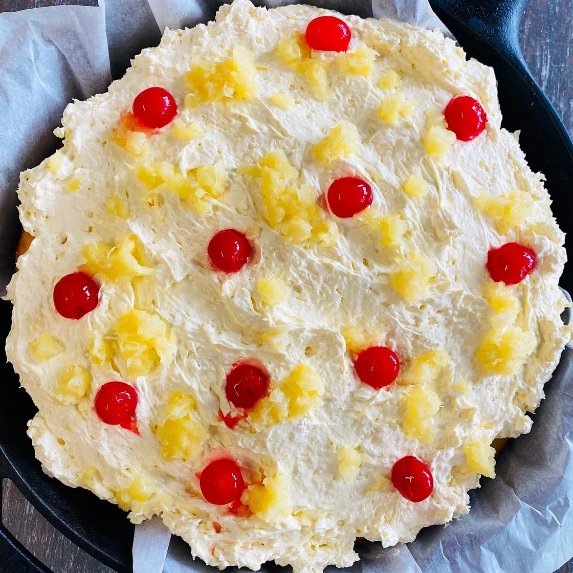 Traeger Pineapple Sunshine Cake