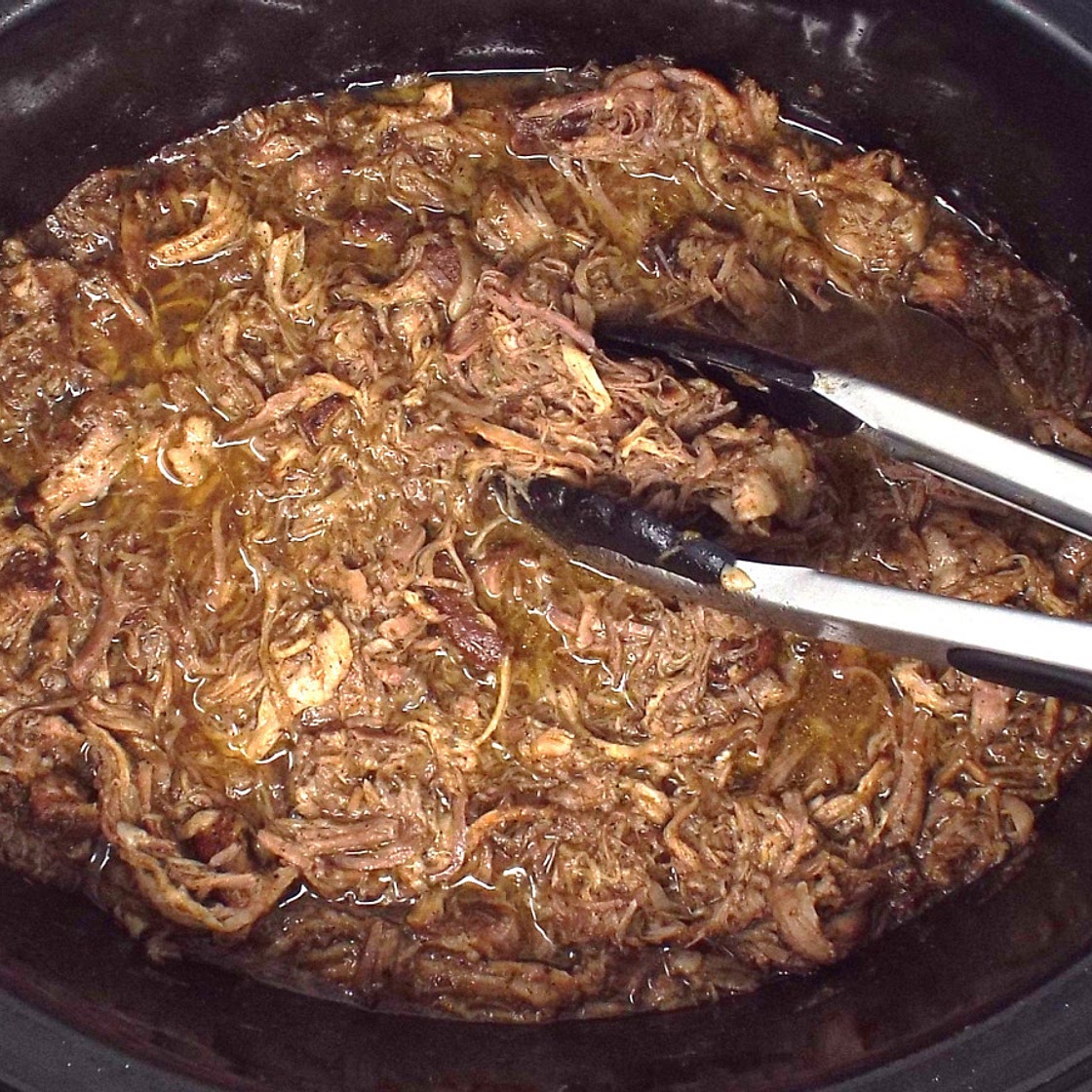 Slow Cooker Mango Jerk Pulled Pork