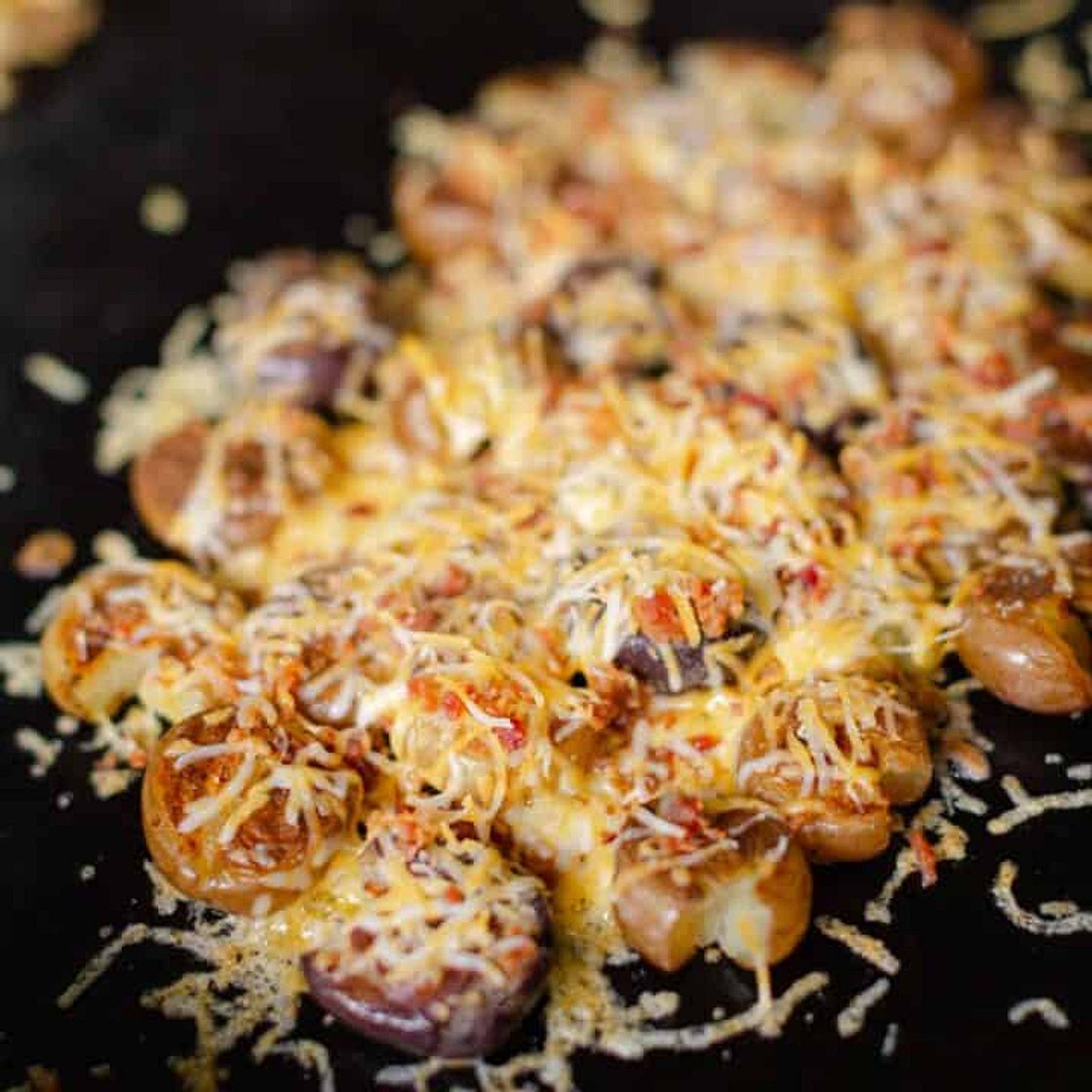 Loaded Smashed Potatoes