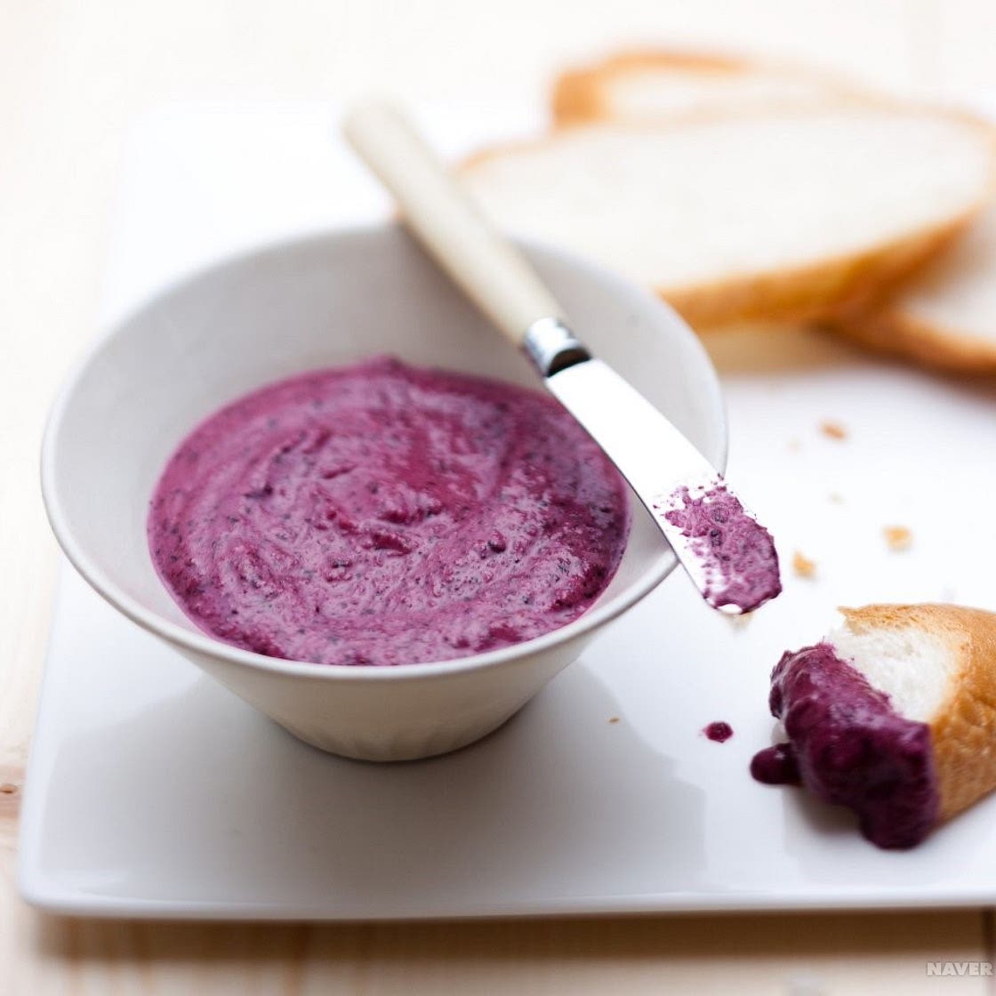 적채 블루베리 가스파초 만드는 법