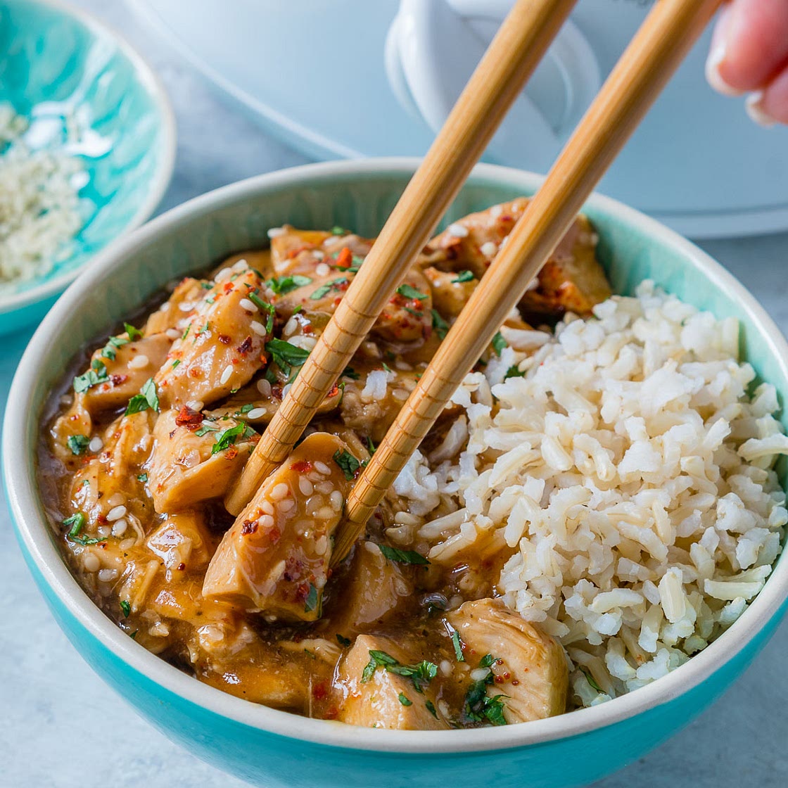 Tangy Crockpot Sesame Chicken Recipe