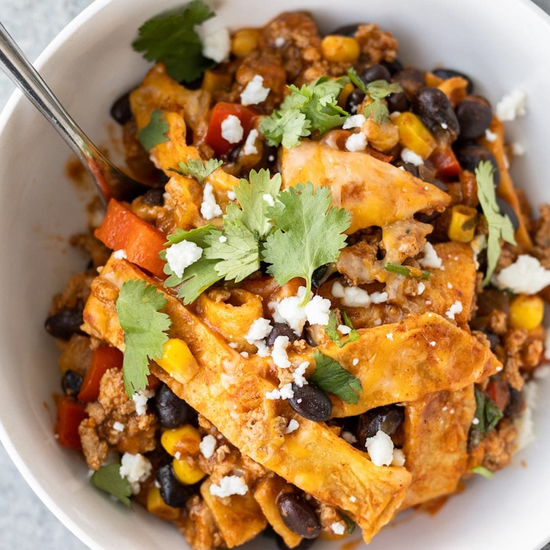 Turkey Enchilada Skillet