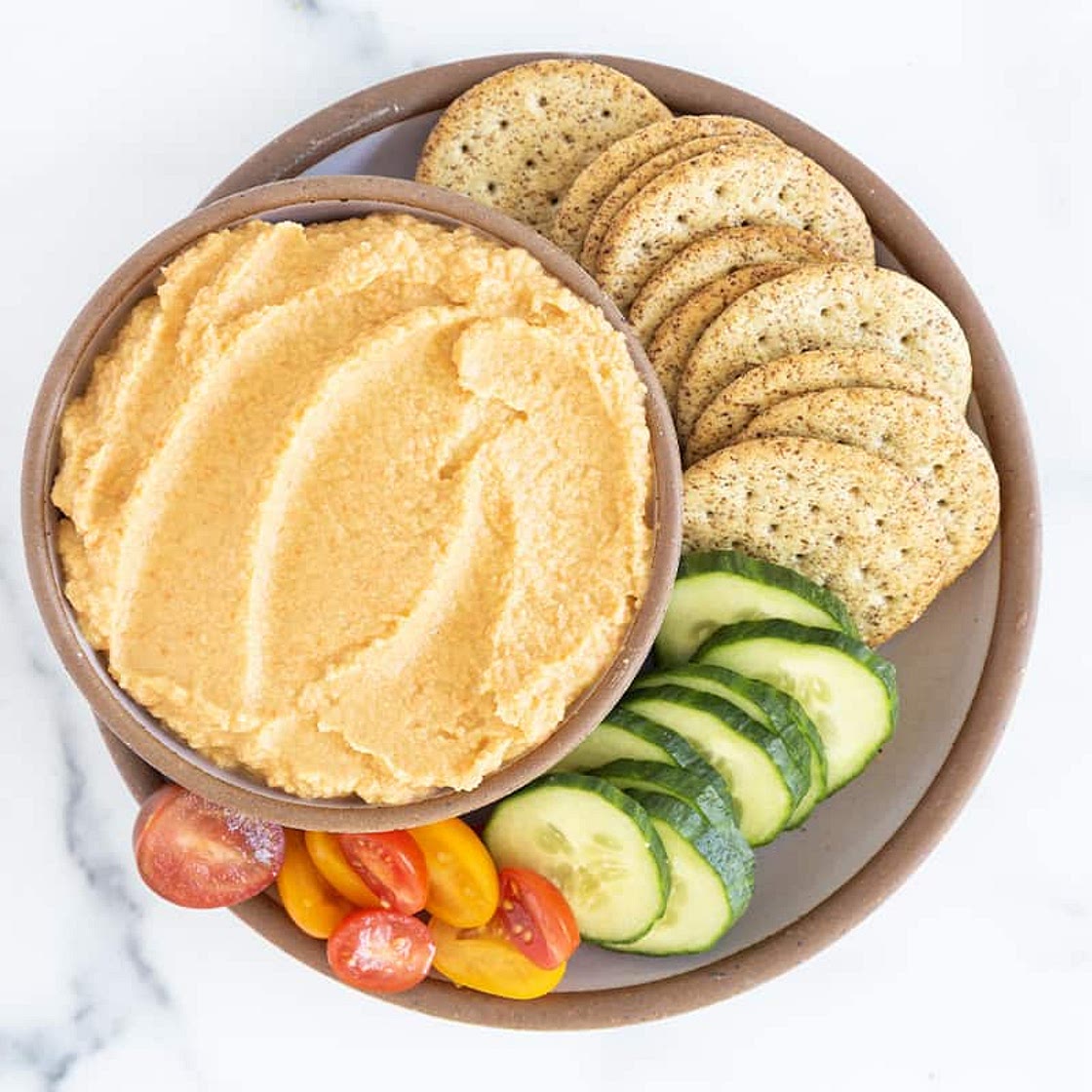 Easy Carrot Hummus