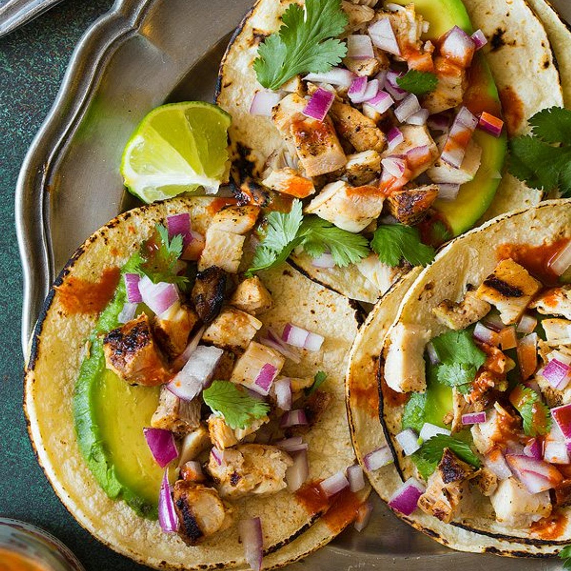 Grilled Chicken Street Tacos