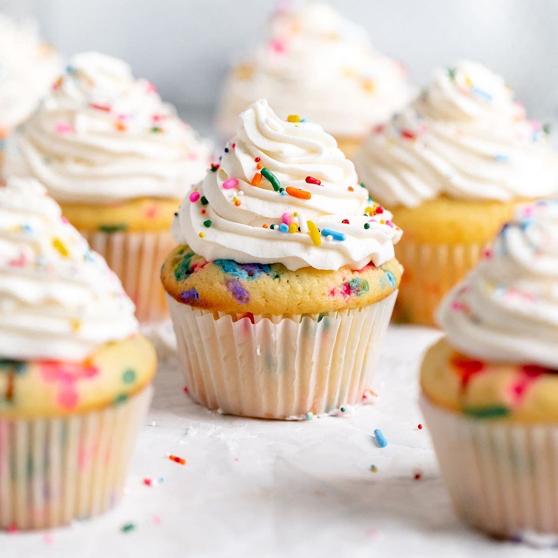 Homemade Funfetti Cupcakes