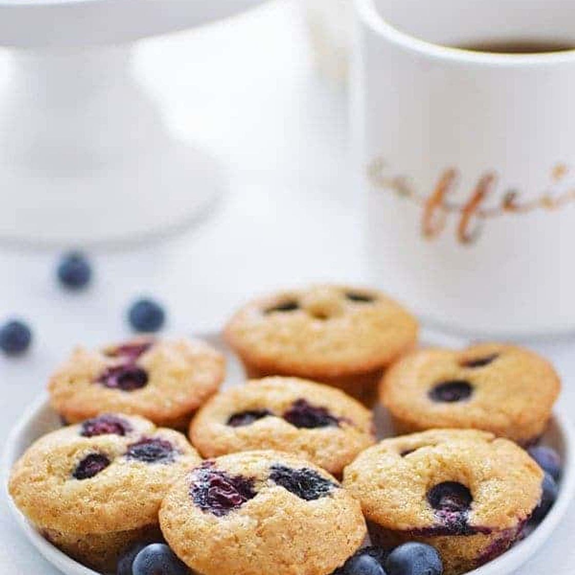 Gluten Free Mini Blueberry Muffins