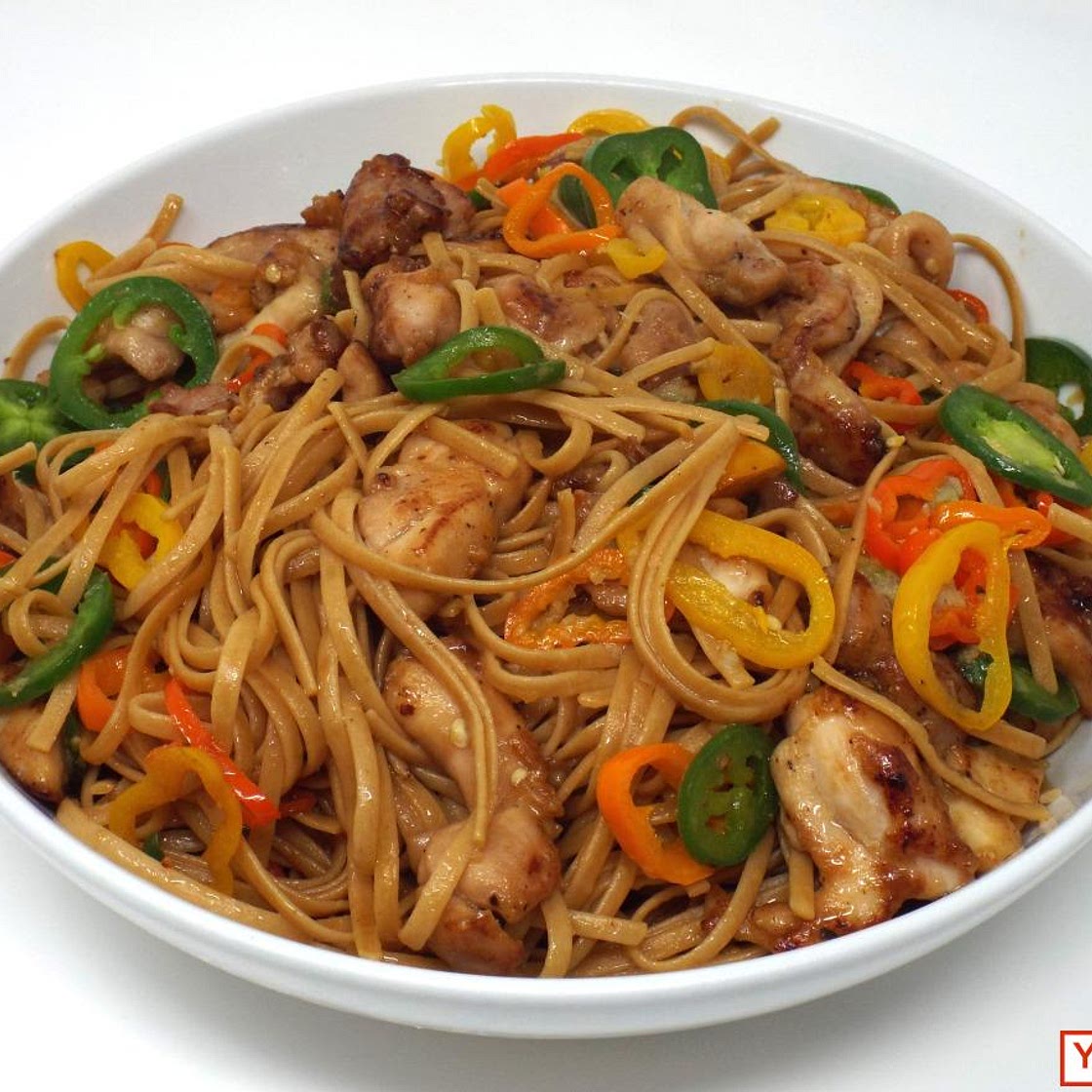 Chicken and Pepper Noodles