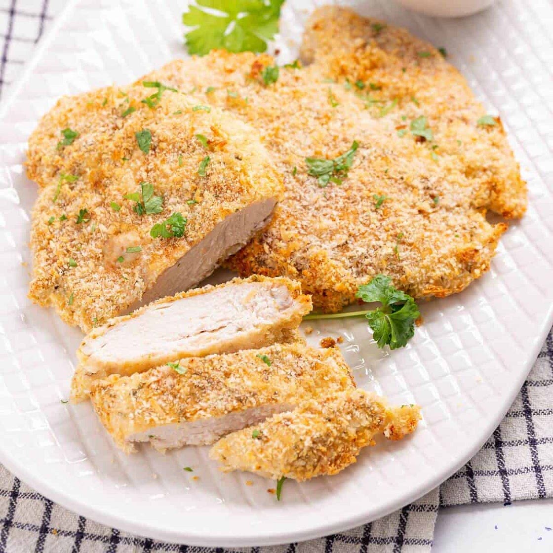 Baked Panko Chicken Breast