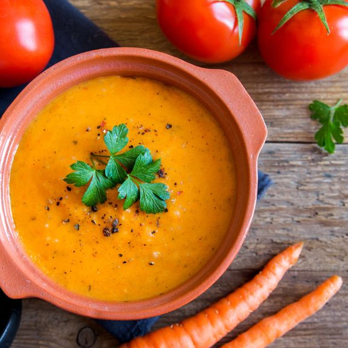 Velouté tomates carottes