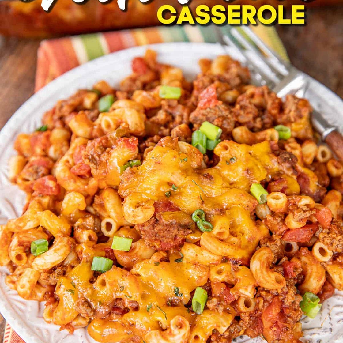 Cheesy Chili Mac Casserole