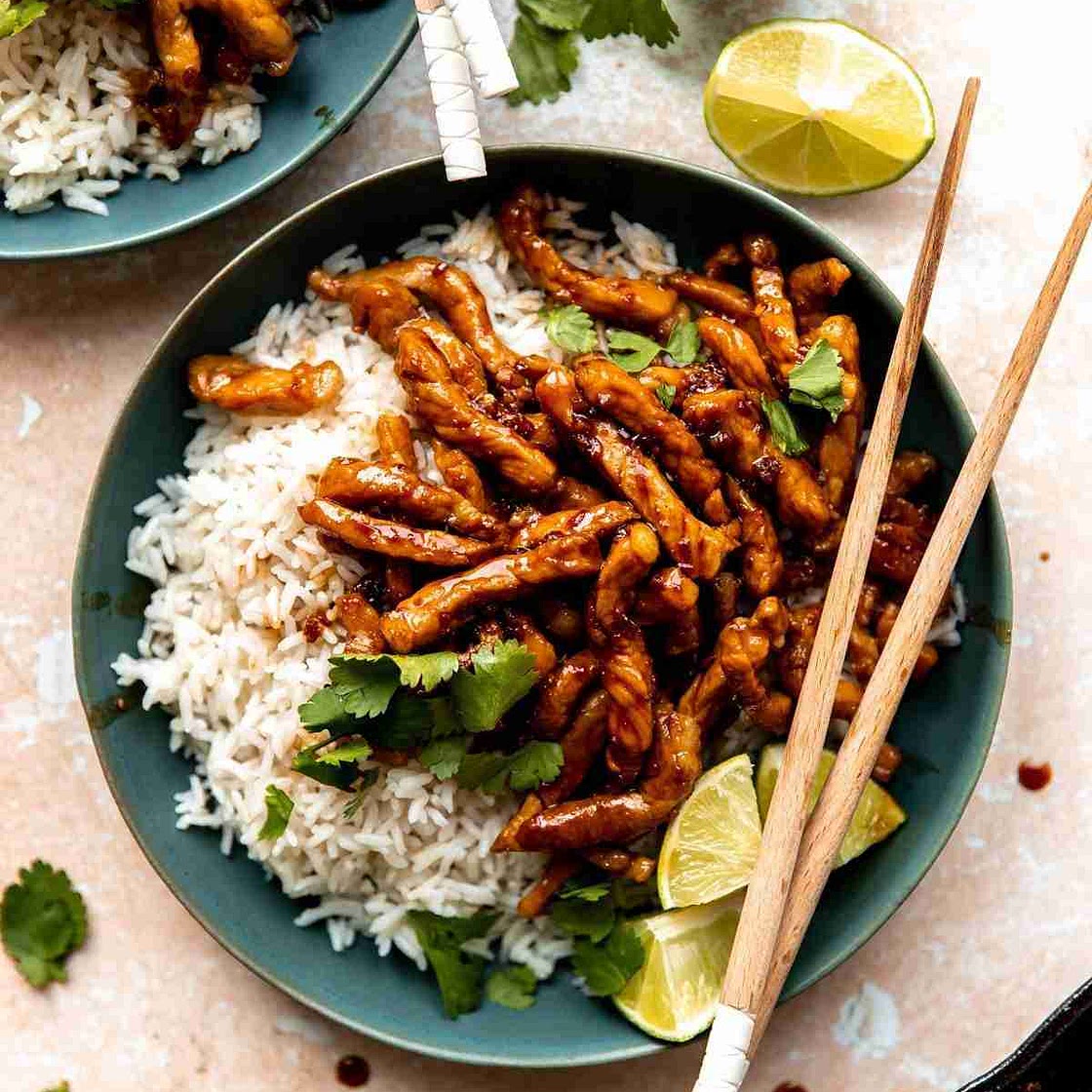 Sticky Honey Garlic Pork