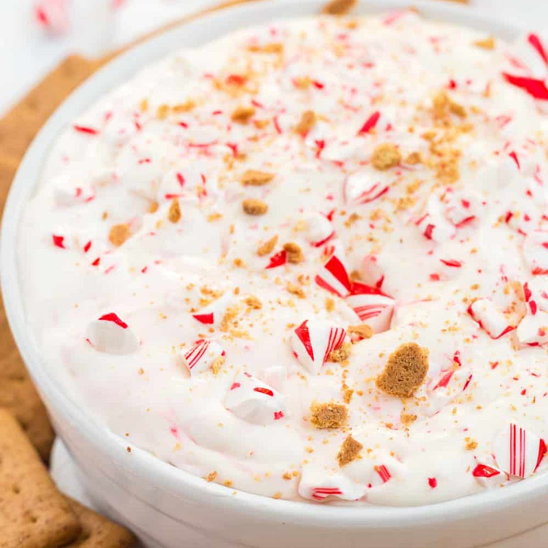 Candy Cane Cheesecake Dip Recipe
