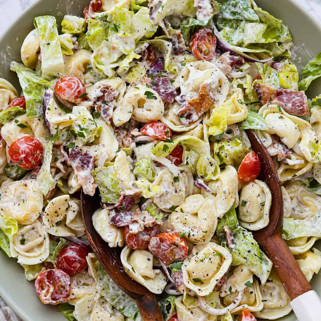 BLT Tortellini Pasta Salad