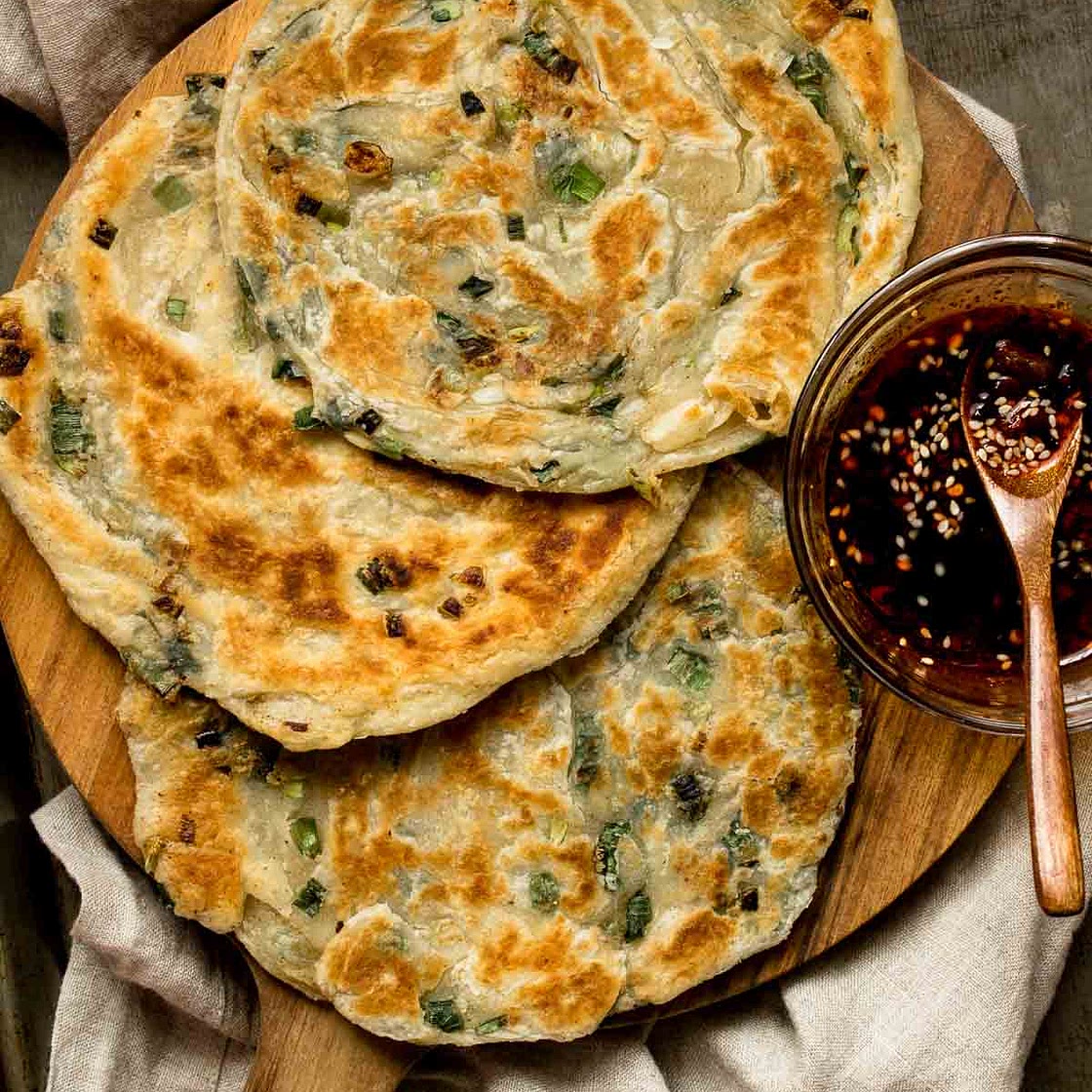 Buttery Scallion Pancakes