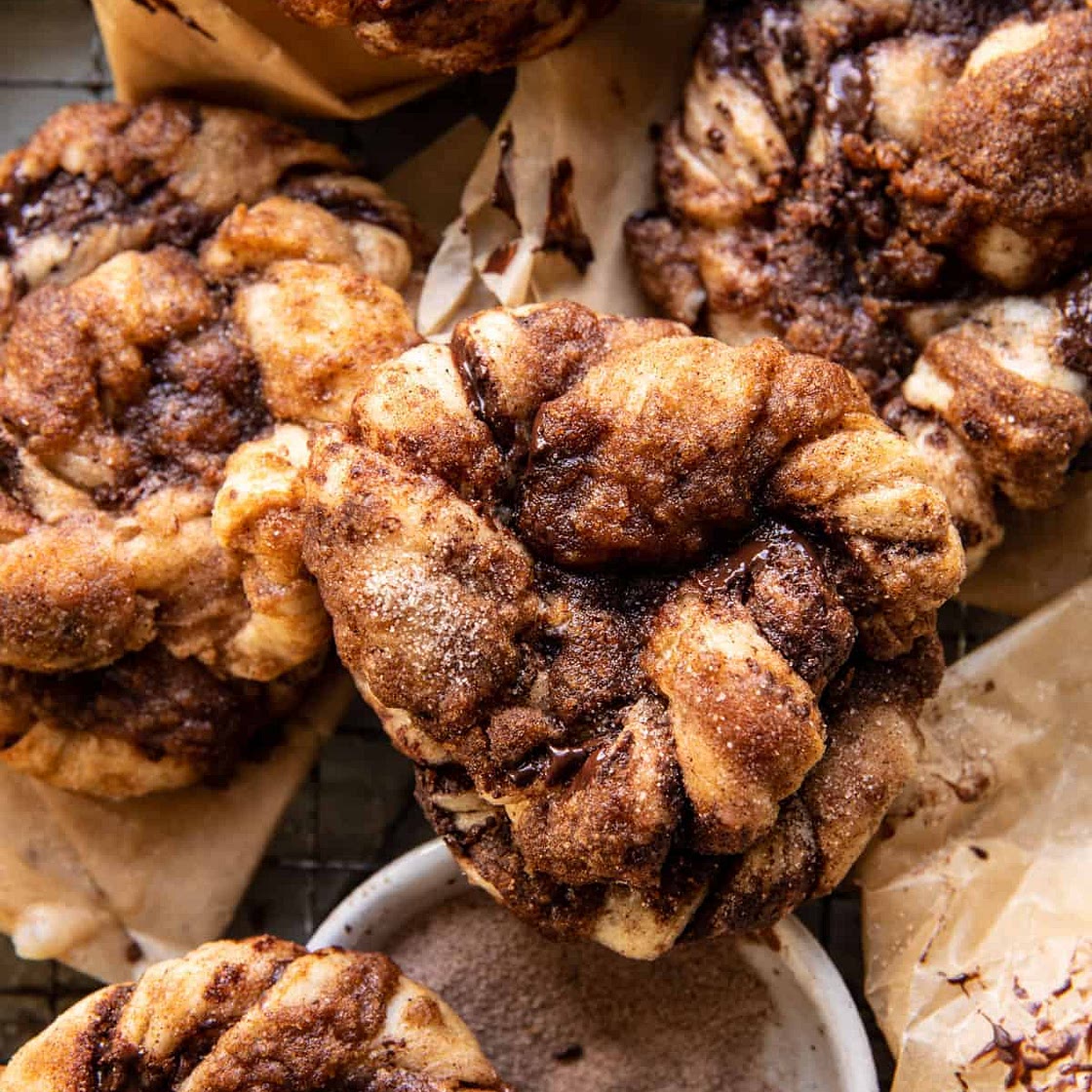 Easy Chocolate Cinnamon Crunch Knots