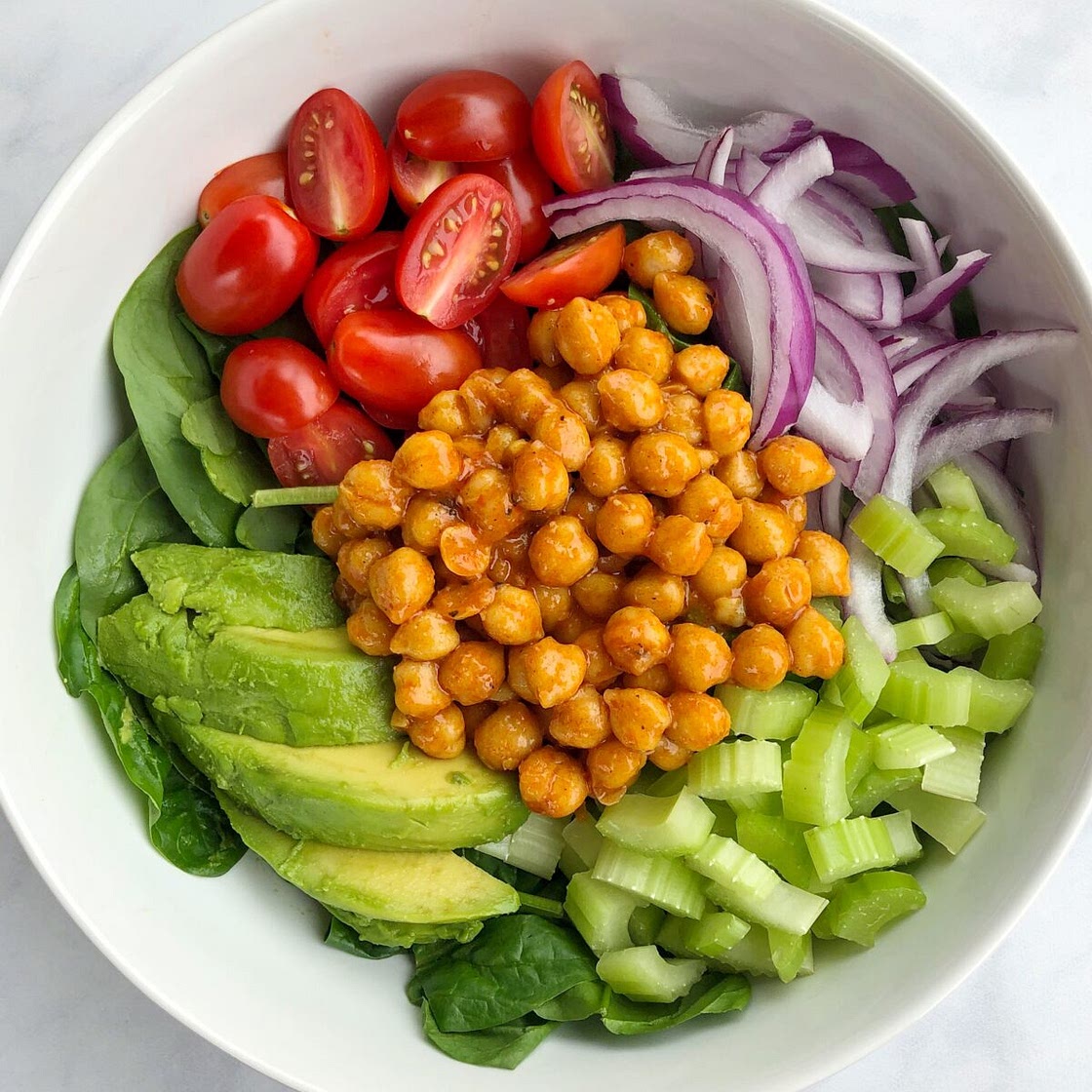 Buffalo Chickpea Salad
