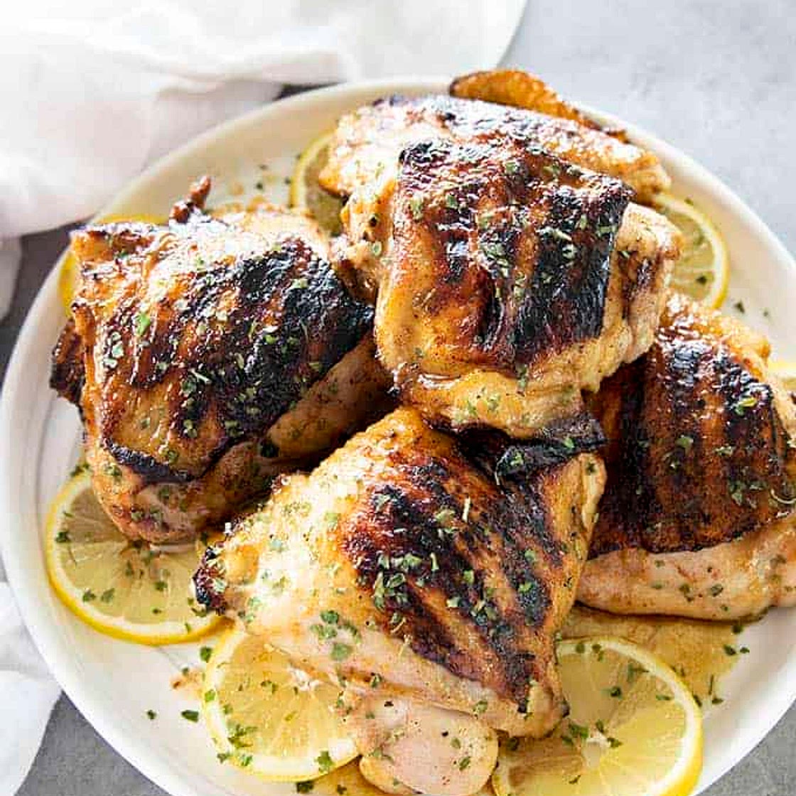 Perfect Grilled Chicken Thighs