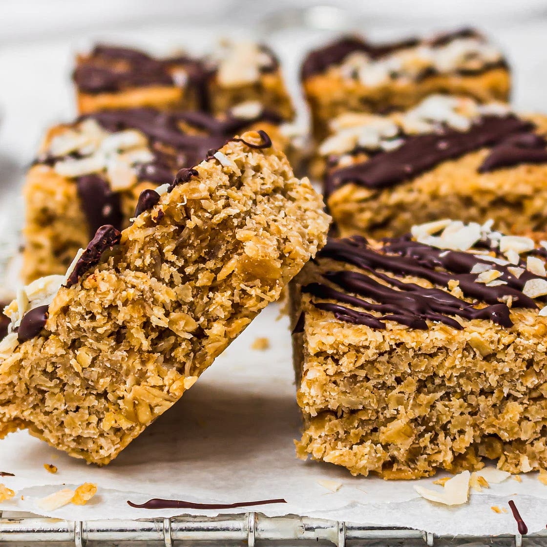 Coconut Vanilla Flapjack (Vegan GF)