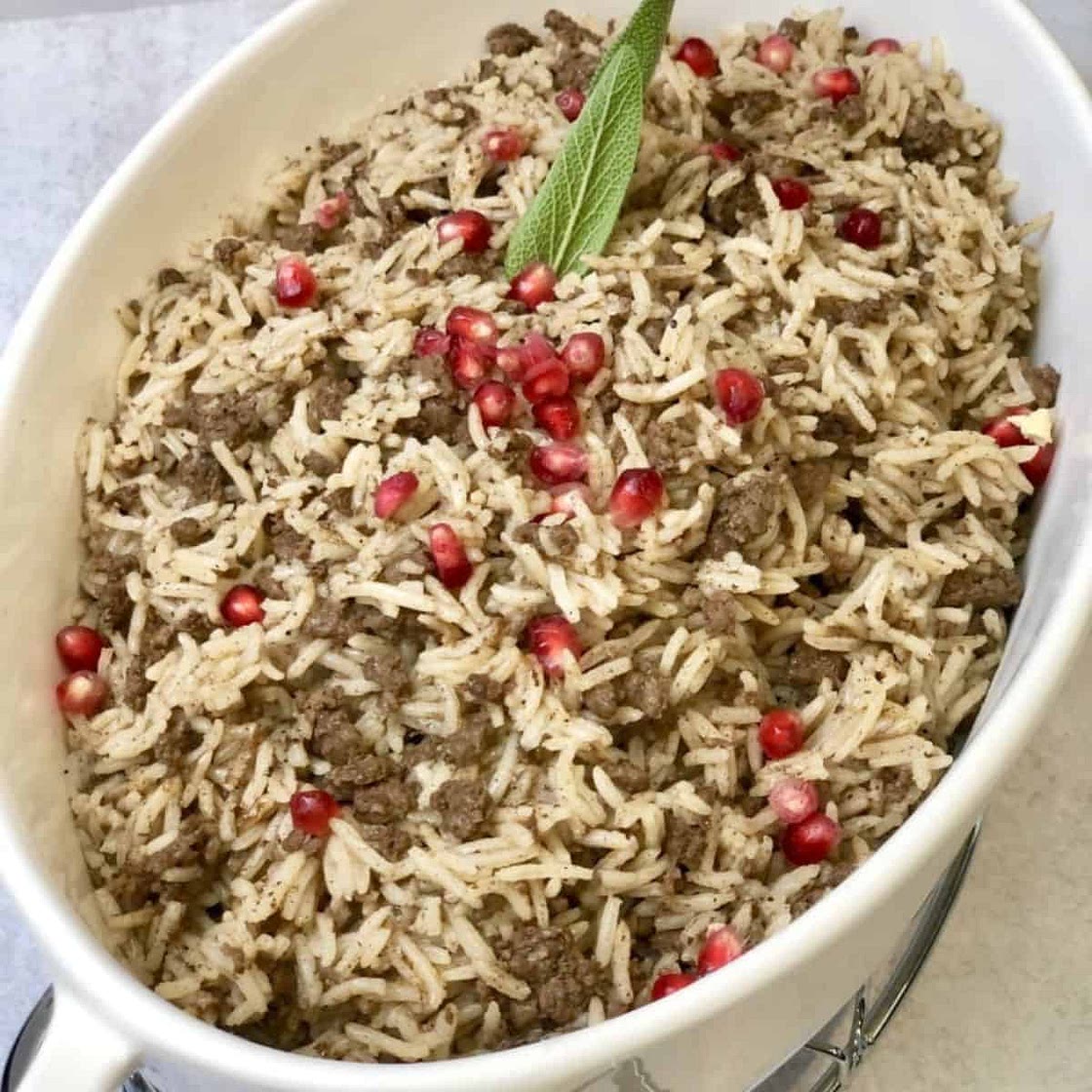 Lebanese Meat and Rice