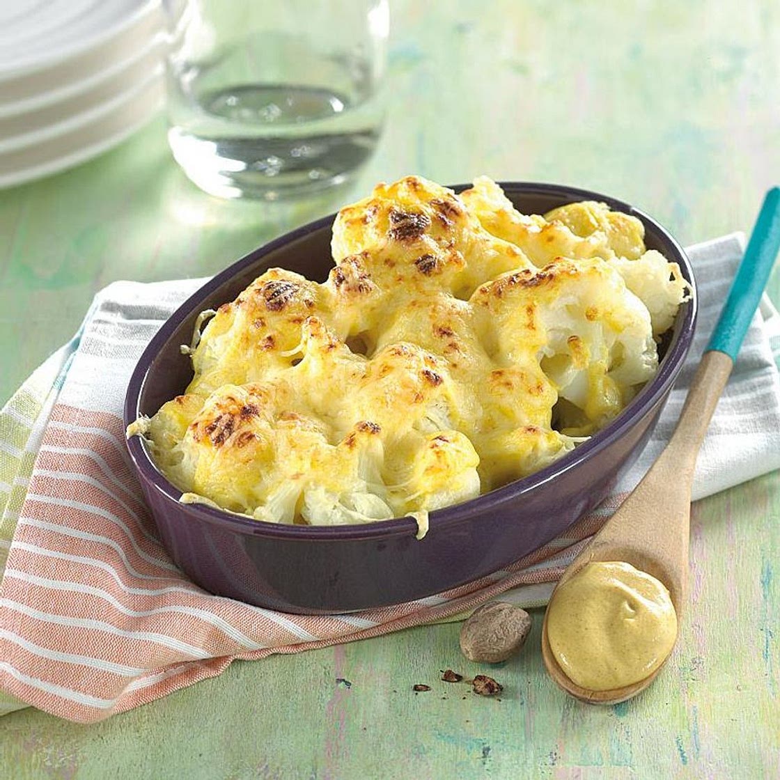 Gratin de chou-fleur à la sauce Mornay