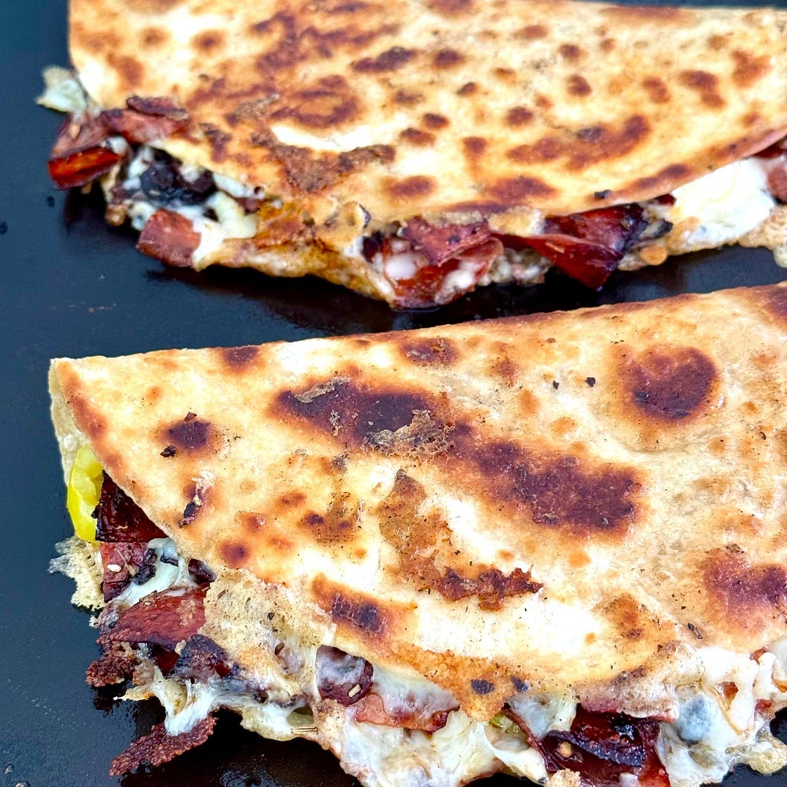 Blackstone Italian Sub Quesadillas