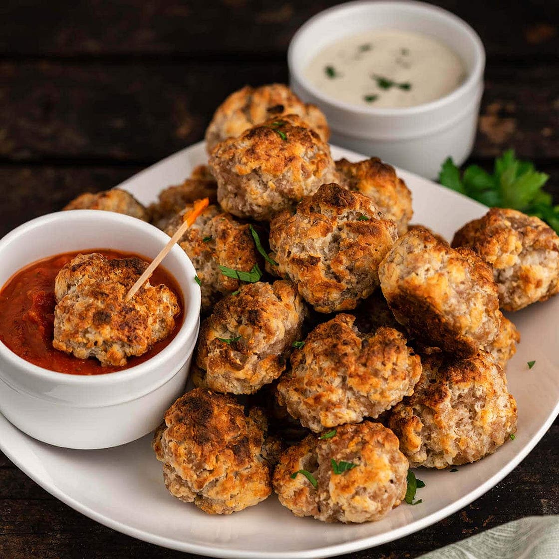 Sausage Ball Recipe with Cream Cheese