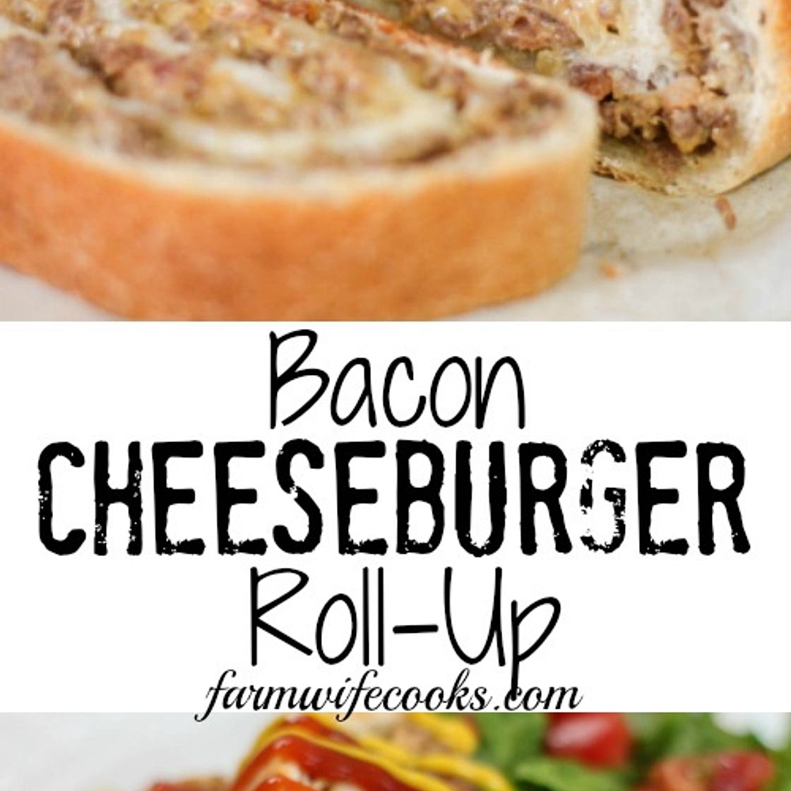 Bacon Cheeseburger Roll-Up