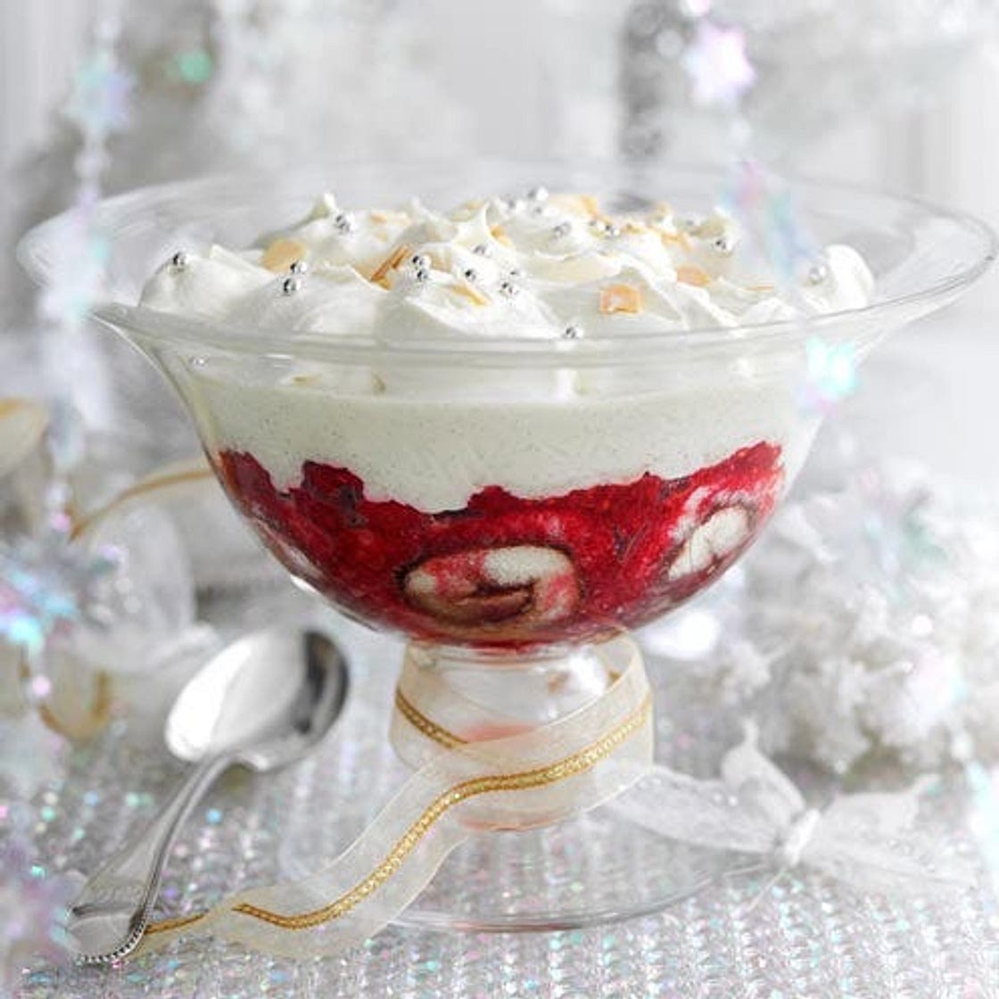 Easy Christmas trifle recipe