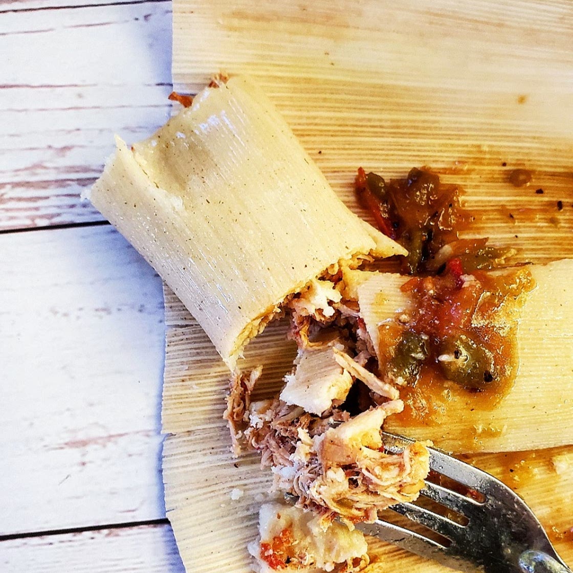 Healthy Chicken Tamales