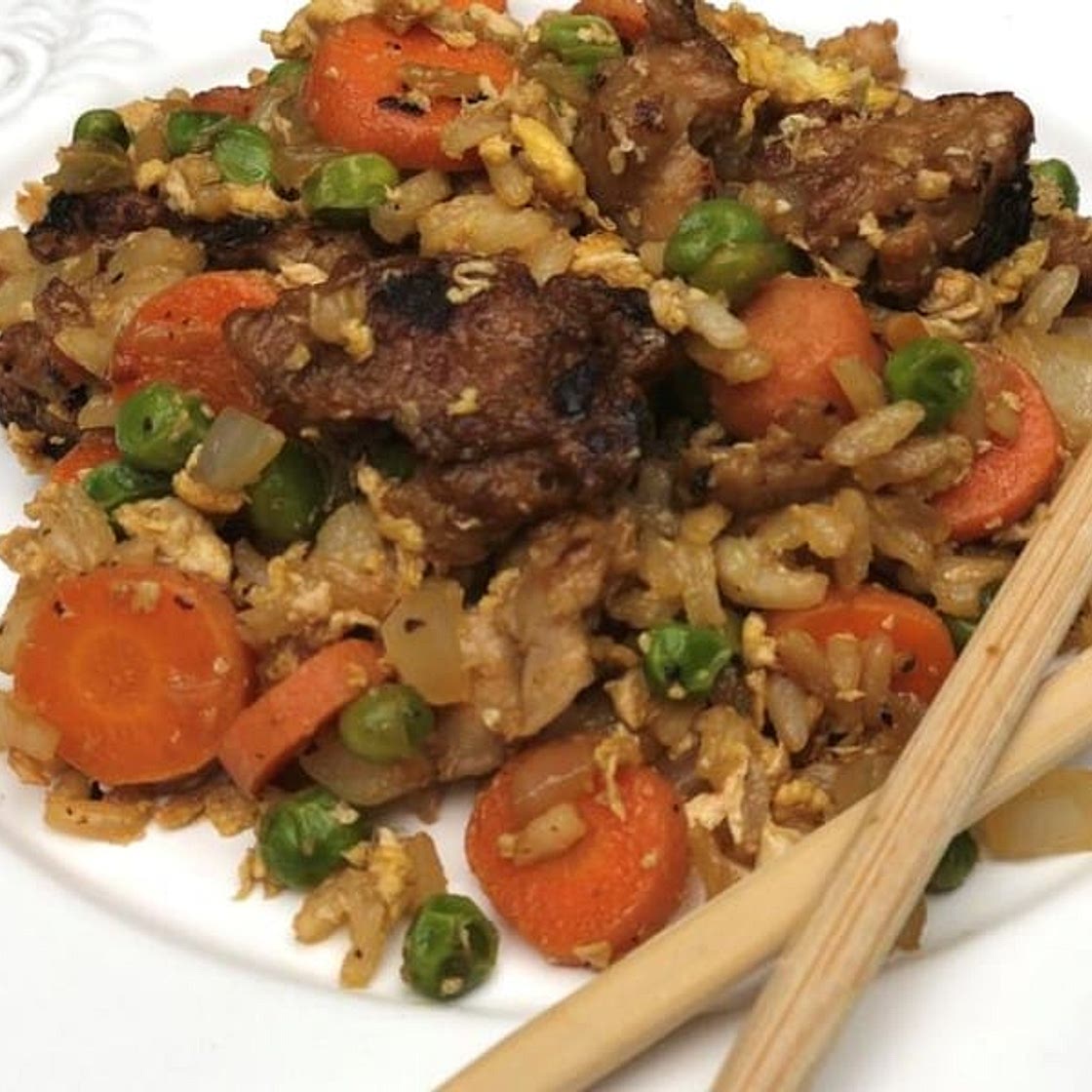Fried Rice with Premio Chicken Sausage