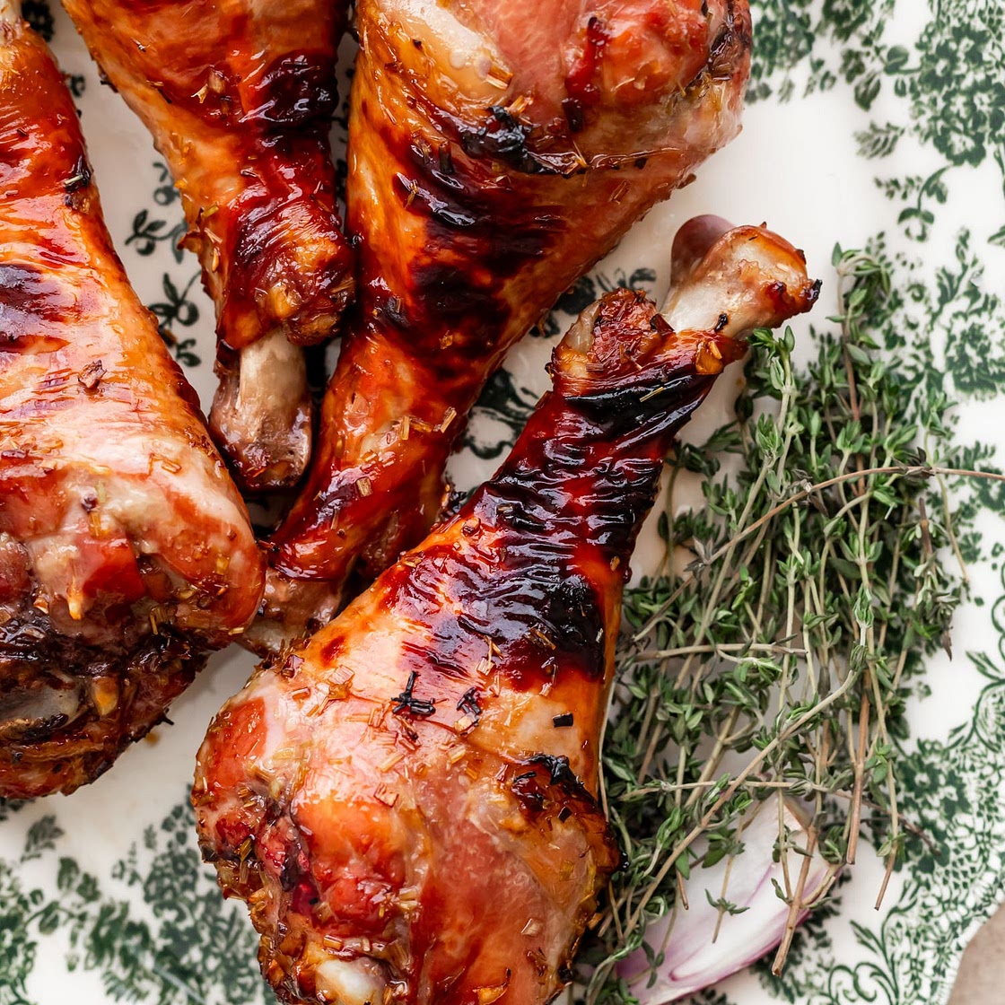 Roasted Lemongrass Turkey Legs