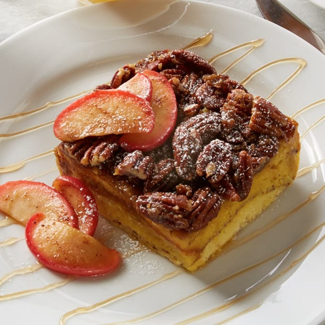 Baked Apple Pecan French Toast