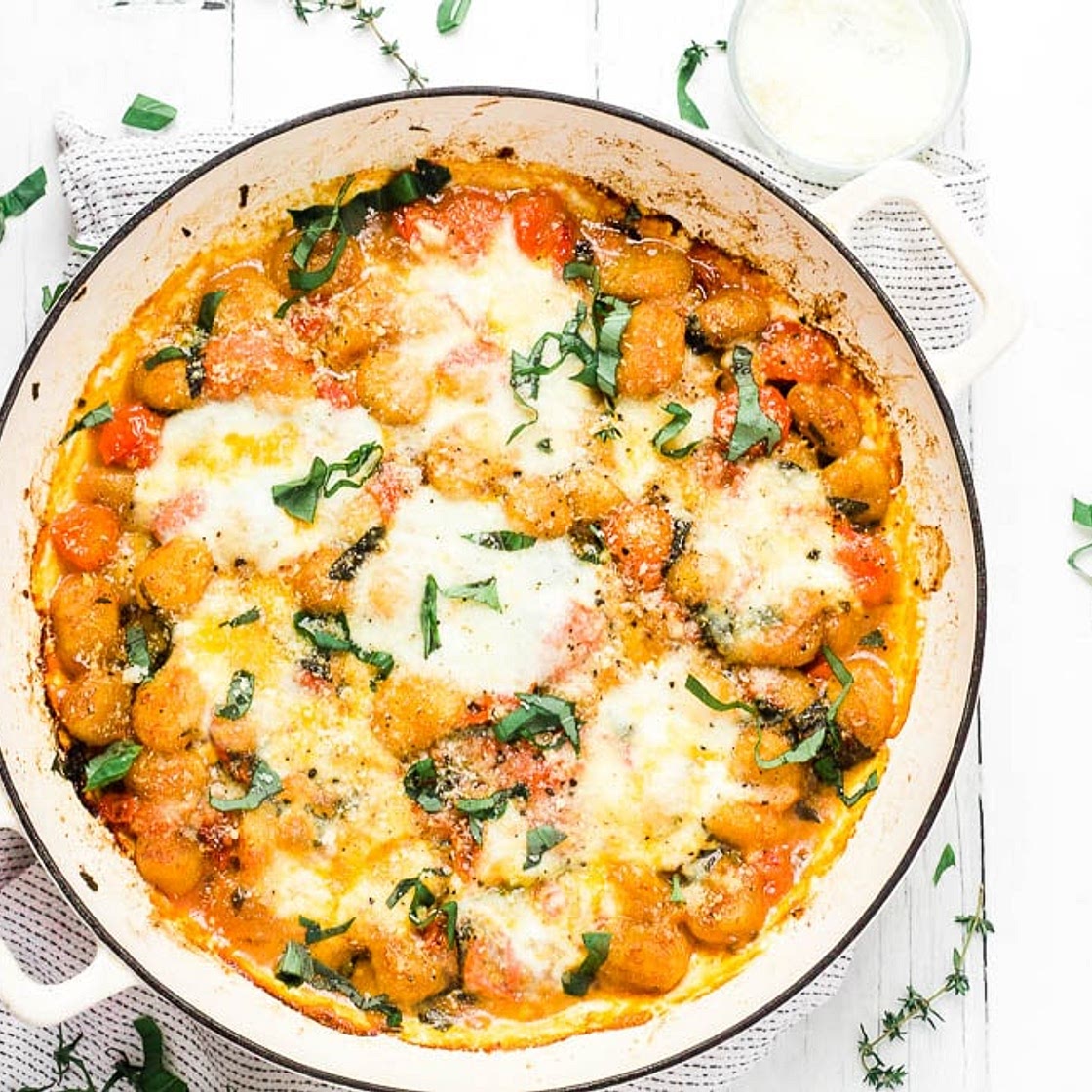 One Pot Gnocchi Caprese