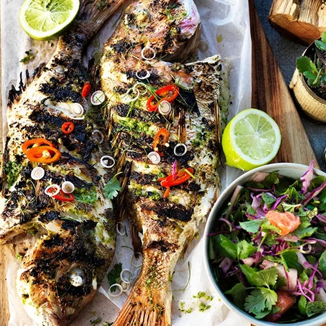 Three Blue Ducks’ red cabbage, jicama and citrus salad