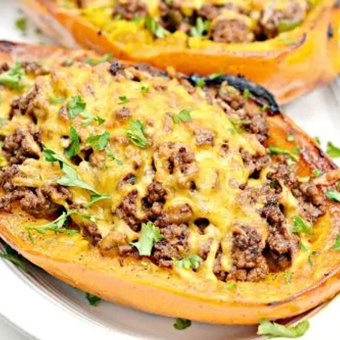 Spaghetti Squash Taco Boats