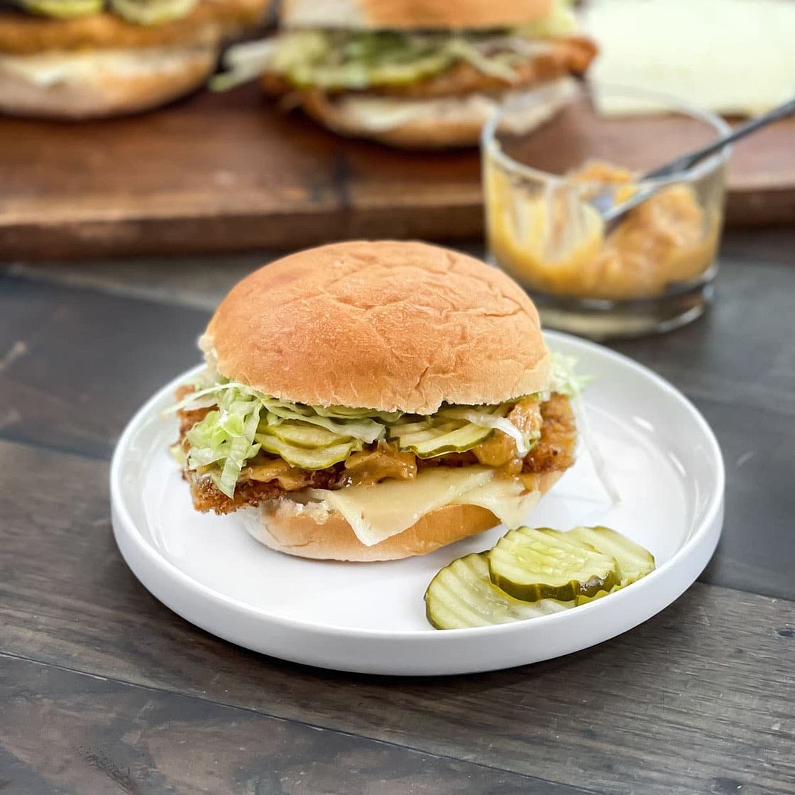 Crispy Hot Honey Chicken Sandwich Recipe