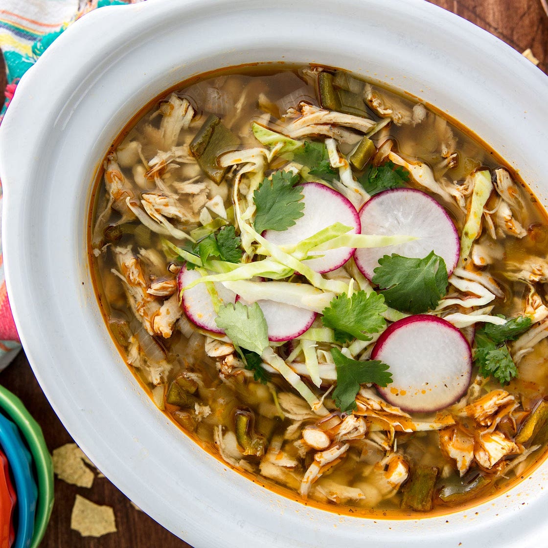 Slow-Cooker Chicken Pozole