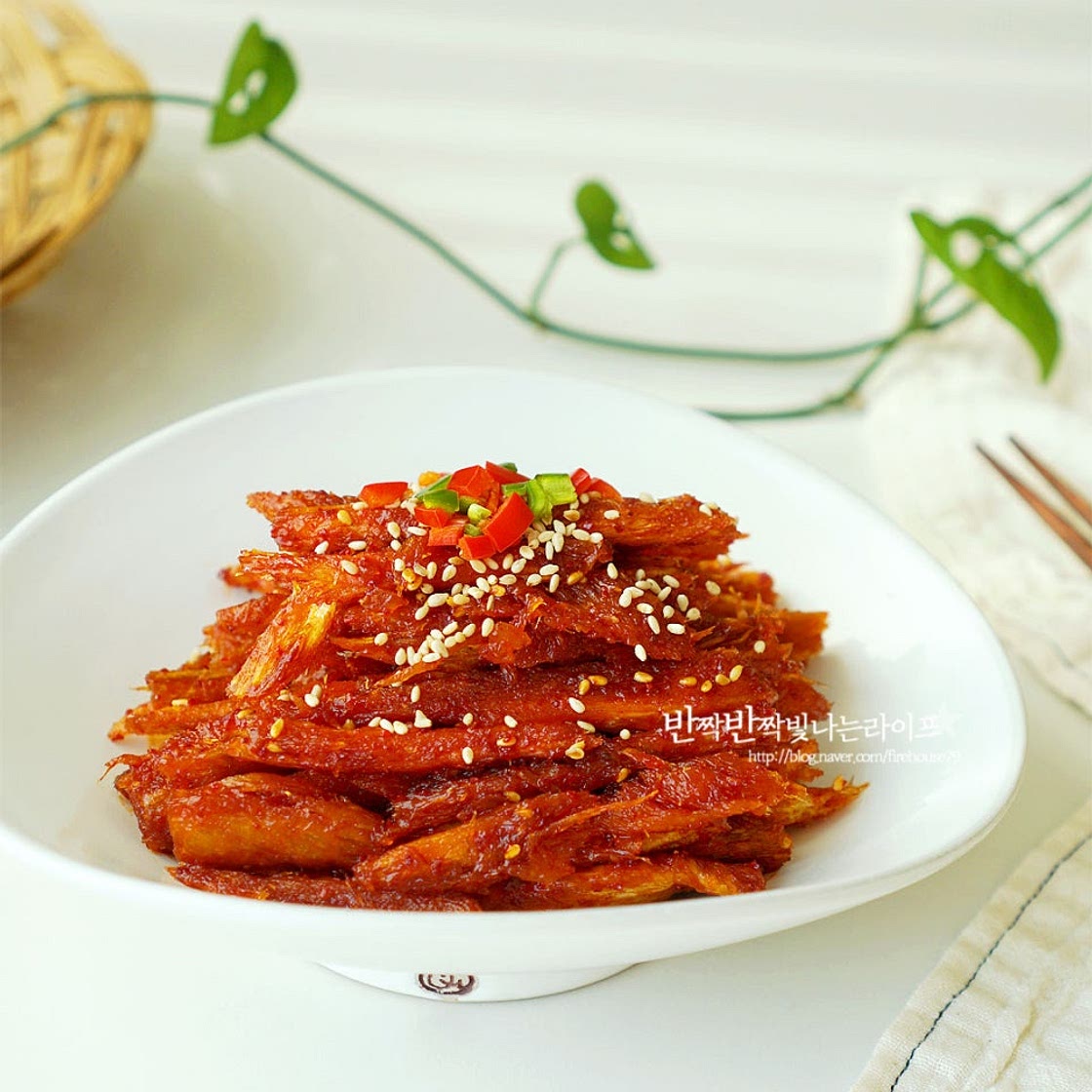 황태채무침 만드는 법 황태무침 황태채 요리