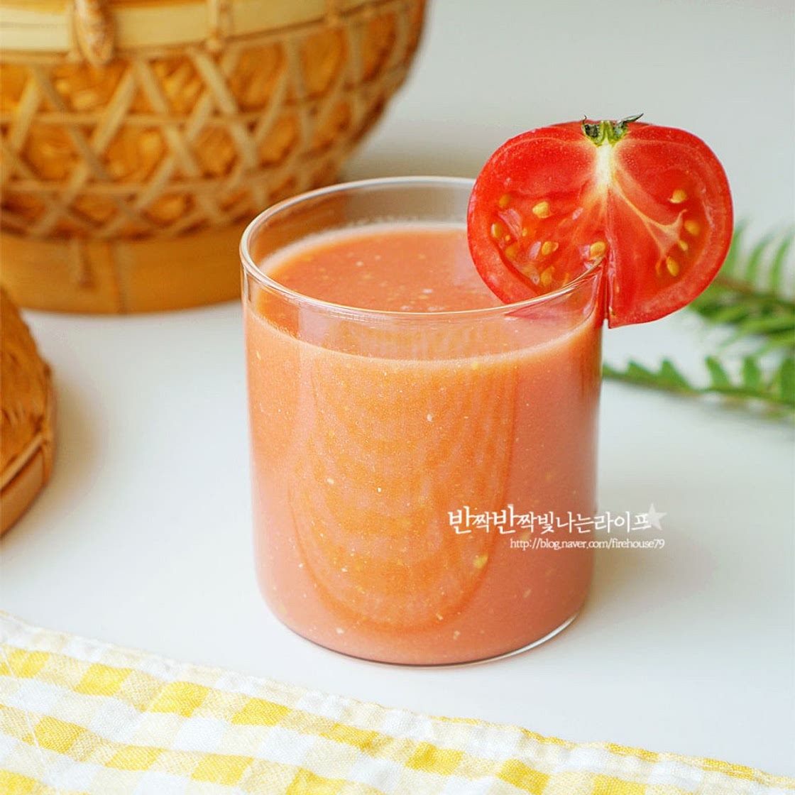 토마토쥬스만들기 생토마토쥬스 토마토주스 만들기