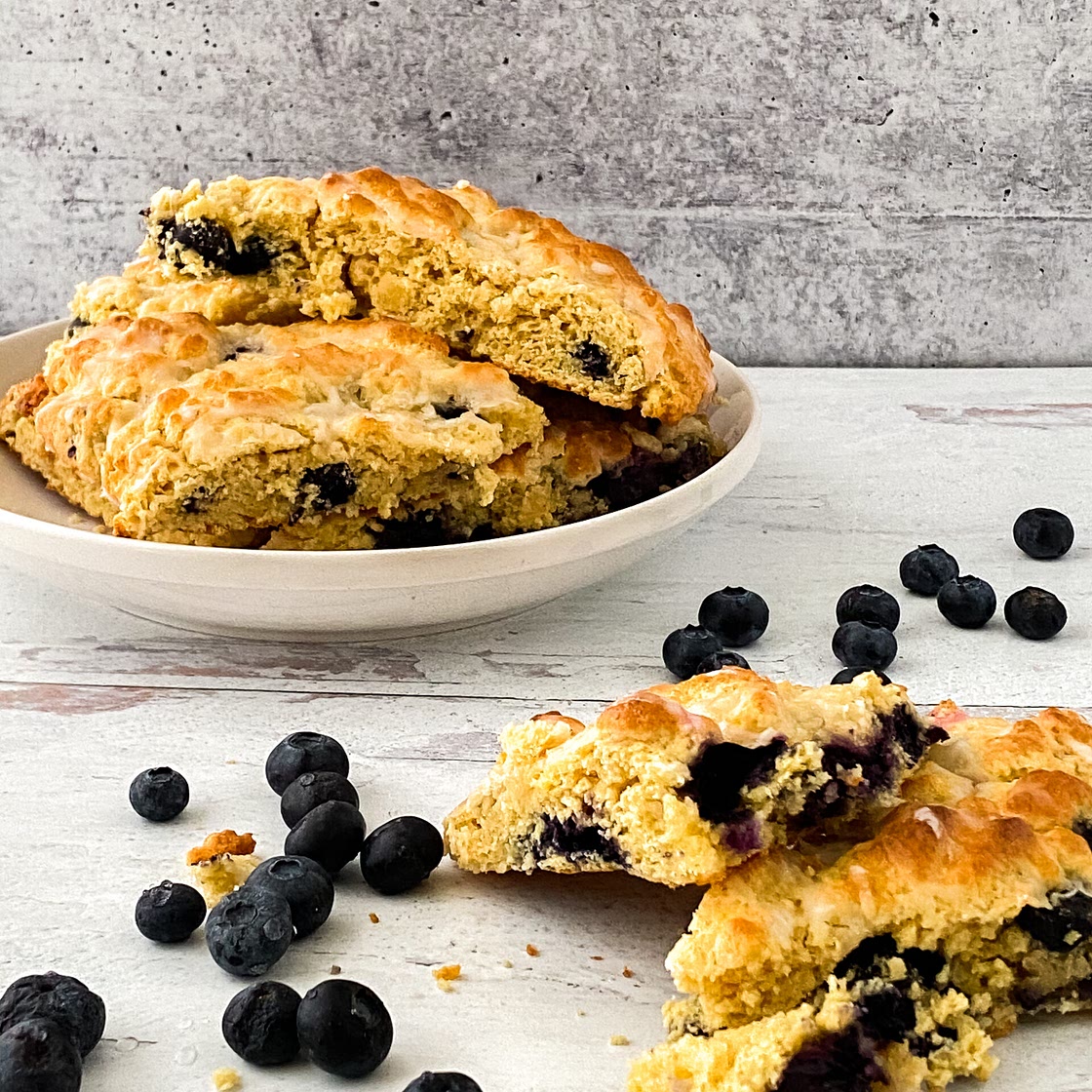 Gluten-Free Lemon Blueberry Scones