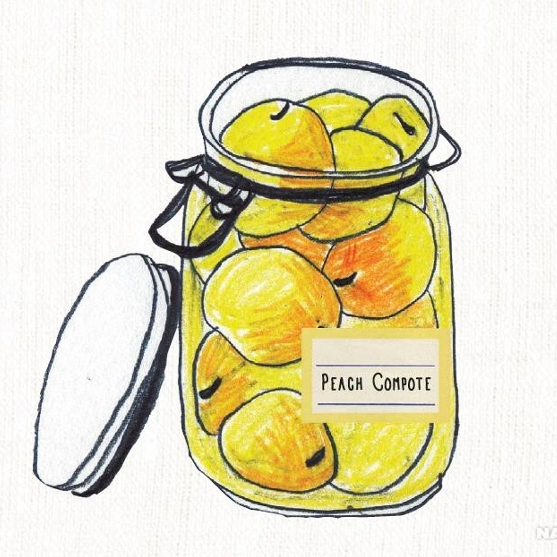 복숭아 콩포트 만드는 법